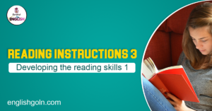 Introduction to Developing Reading Skills 8 Reading instructions 3