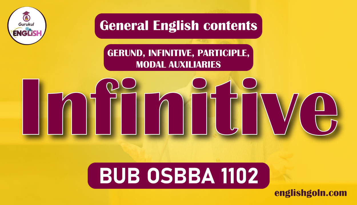 Definition of Infinitive 1 Definition of Infinitive