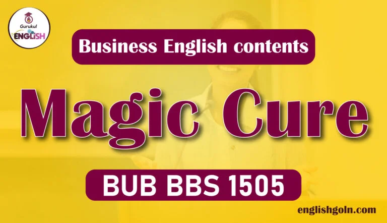 Magic Cure