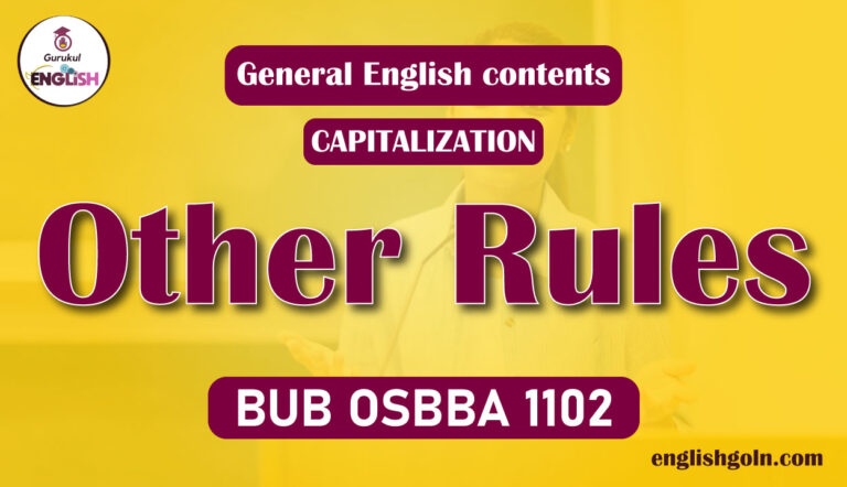 Other Rules