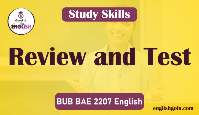 Review and Test 
